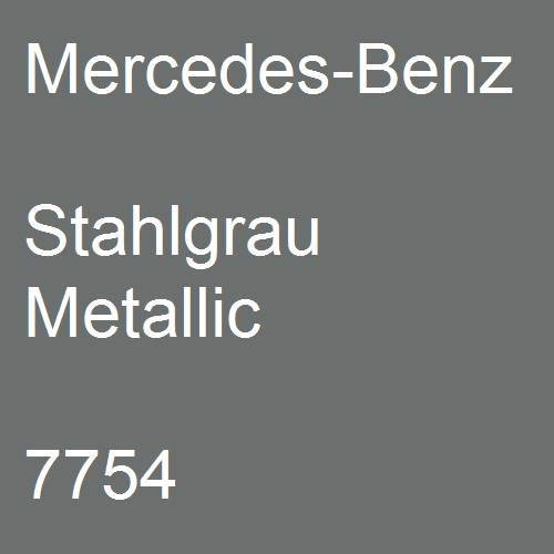 Mercedes-Benz, Stahlgrau Metallic, 7754.